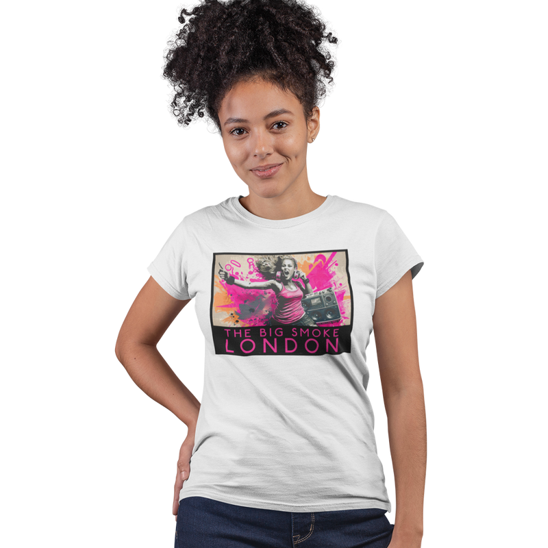 Women's Short Sleeve T-Shirt - The Big Smoke - Urban Child