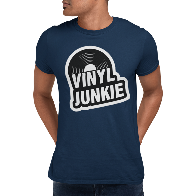 Unisex Heavyweight T Shirt - Vinyl Junkie