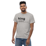 Unisex Heavyweight T Shirt - King "Dictionary"
