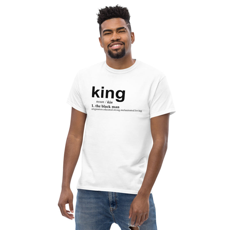 Unisex Heavyweight T Shirt - King "Dictionary"