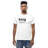 Unisex Heavyweight T Shirt - King "Dictionary"